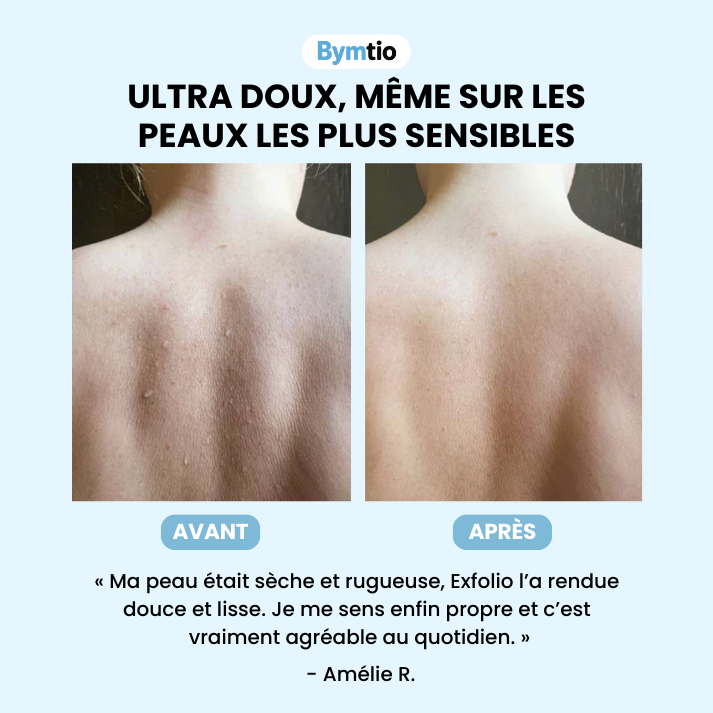 EXFOLIO｜Brosse exfoliante antimicrobienne