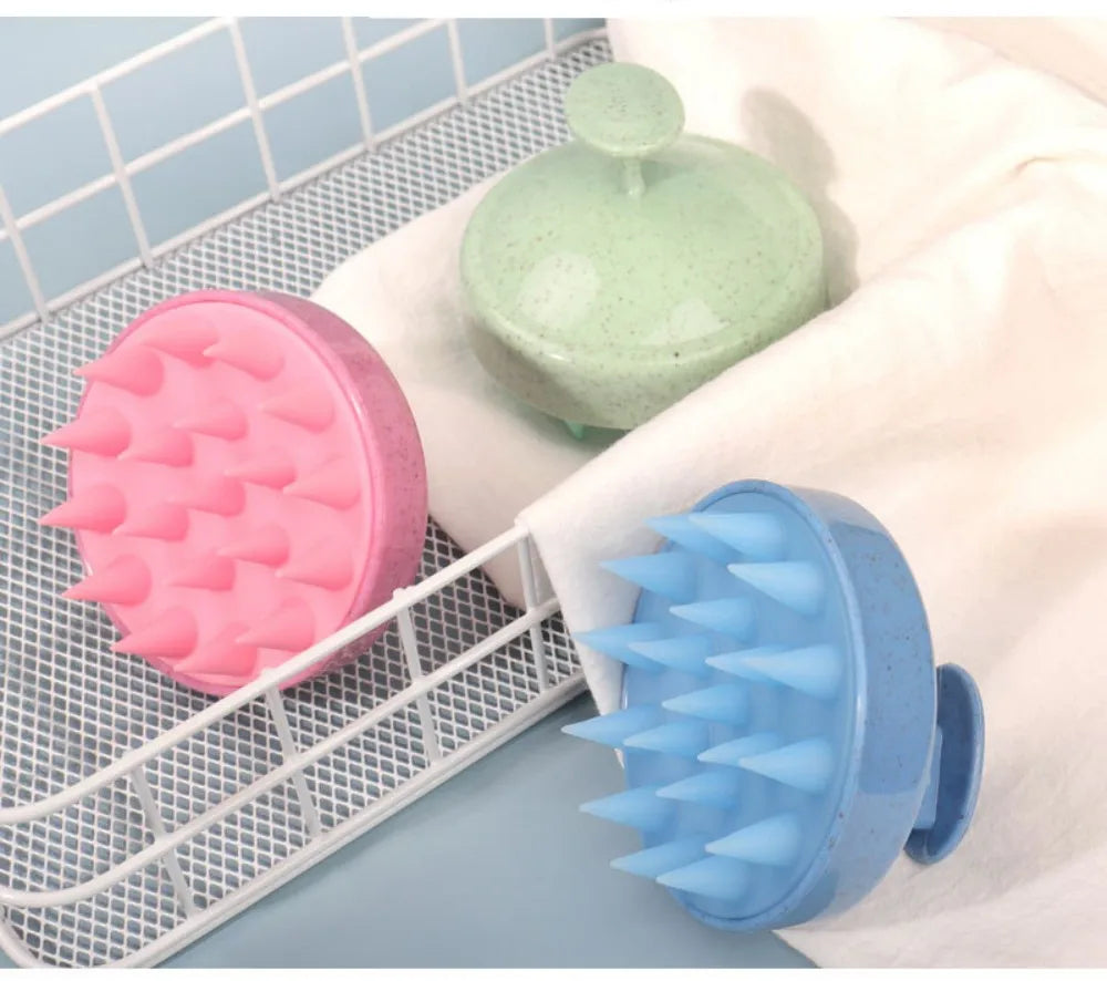 Brosse de douche massante pour cheveux