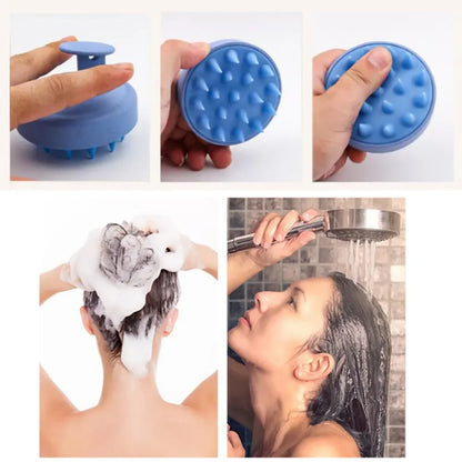 Brosse de douche massante pour cheveux